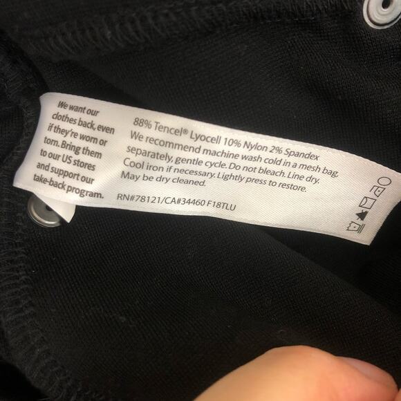 Eileen Fisher black stretchy ponte knit skinny pants 2 - Picture 6 of 9